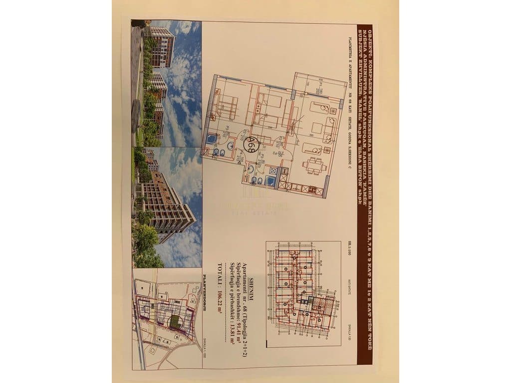 Shitet apartament 2+1+2 ne Paskuqan