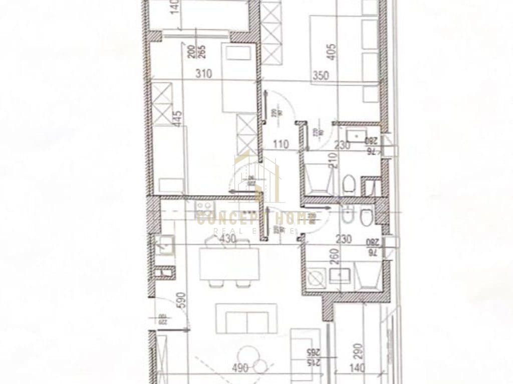 Apartament 2+1 në shitje në Ish fusha aviacionit, Tiranë - 205,200€ 4