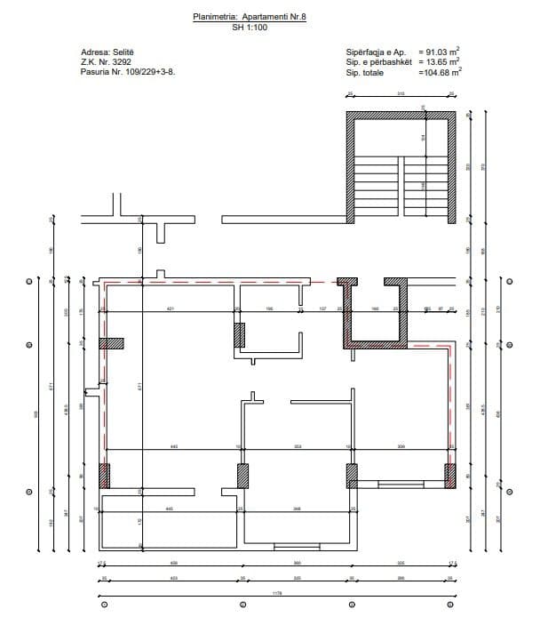 Shitet apartament 2+1 prane Kodra e Diellit- 170.000 euro 2