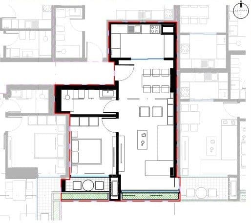 Apartament 1+1 Për Shitje në Laprakë, Tiranë - 190072€ | 82.64 m² 3