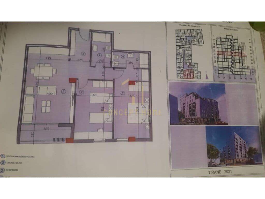 Shitet apartament 2+1 ne Ali Dem / 149.000 Euro
