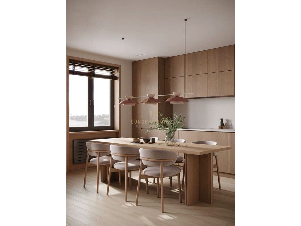 Jepet me qera apartament Luksoz 2+1+2+Post Parkimi tek Liqeni i Thate