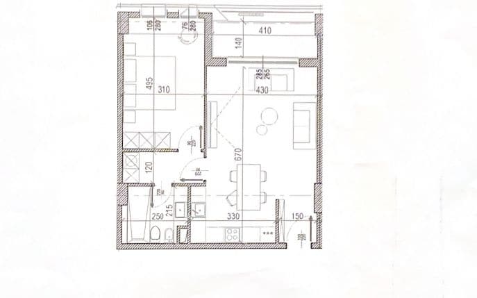 Apartament 1+1 Për Shitje në Ish fusha aviacionit, Tiranë - 161,800€ 4