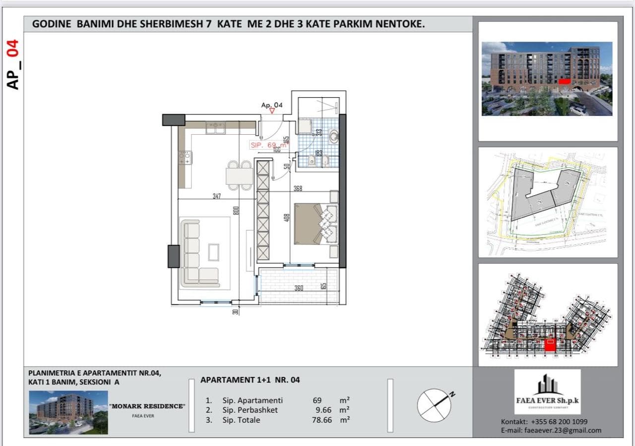 Apartament 1+1 në Paskuqan, Babrru - 102258€ | 78.66 m² 3