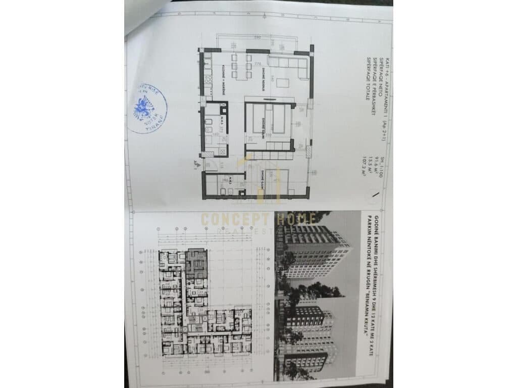 Shitet apartament 2+1 tek Ish Fusha Aviacionit / 139,360 €