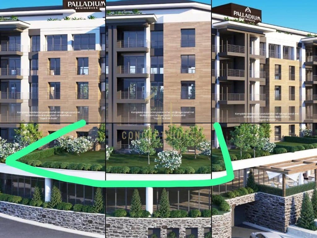 Shitet apartament 2+1+2 tek Liqeni i Thate (Palladium Residence) 2