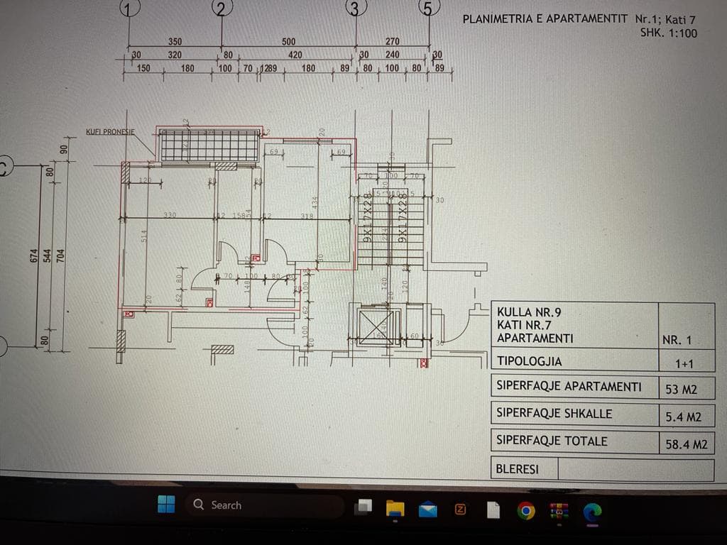 Shitet apartament 1+1 ne Durres 2