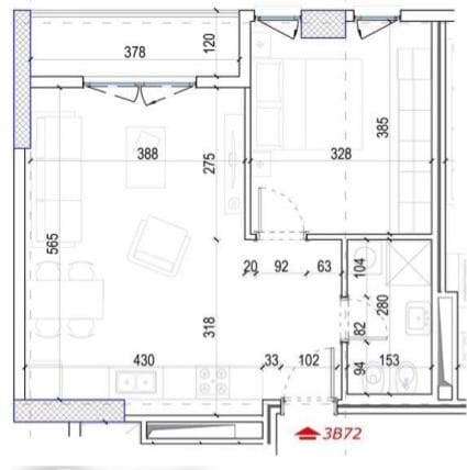 Shitet apartament 1+1 Tek Univers City / 65.000 euro