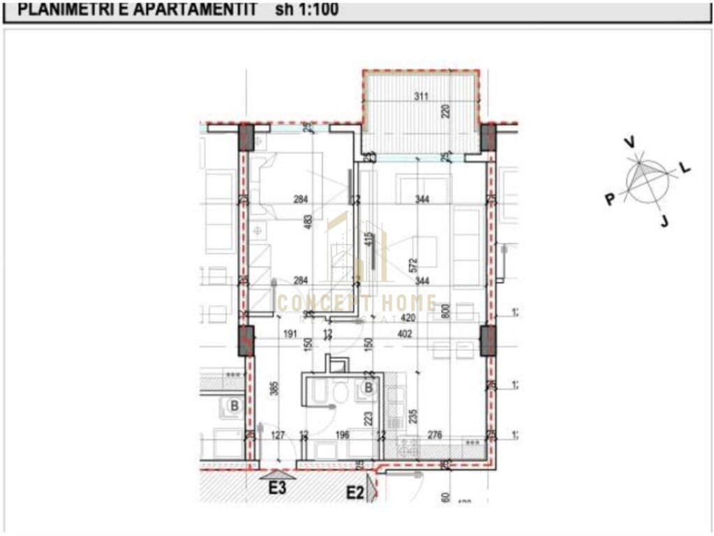 Shitet apartament 1+1 ne Laprake / 113.500 euro