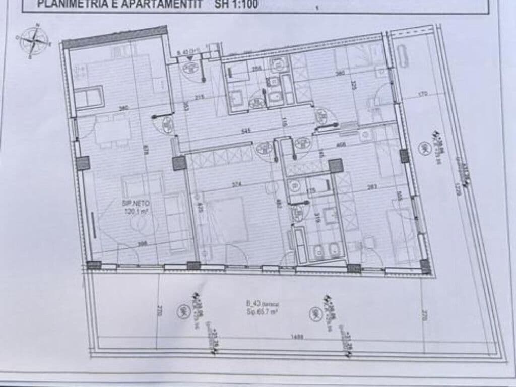 SHITET APARTAMENT 3+1+2 , Bulevardi Ri - 1250€/m2 1