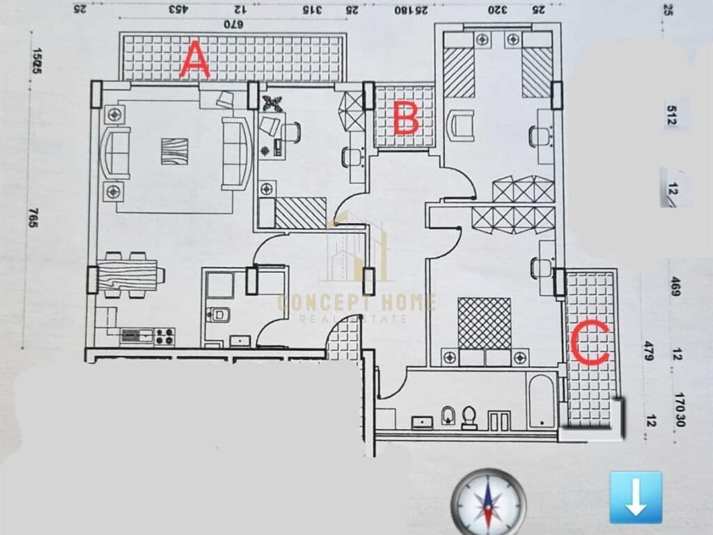 Jepet me qira Ambient per zyra tek Zona e Ish Bllokut / 2500 Euro
