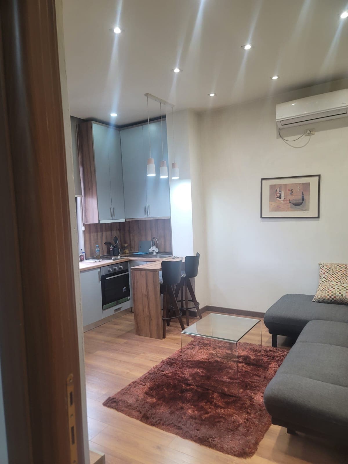Jepet me qera apartament 1+1 ne Qender 4