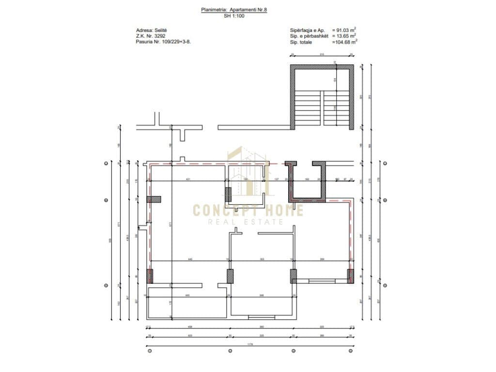 Shitet apartament 2+1 prane Kodra e Diellit- 170.000 euro 2