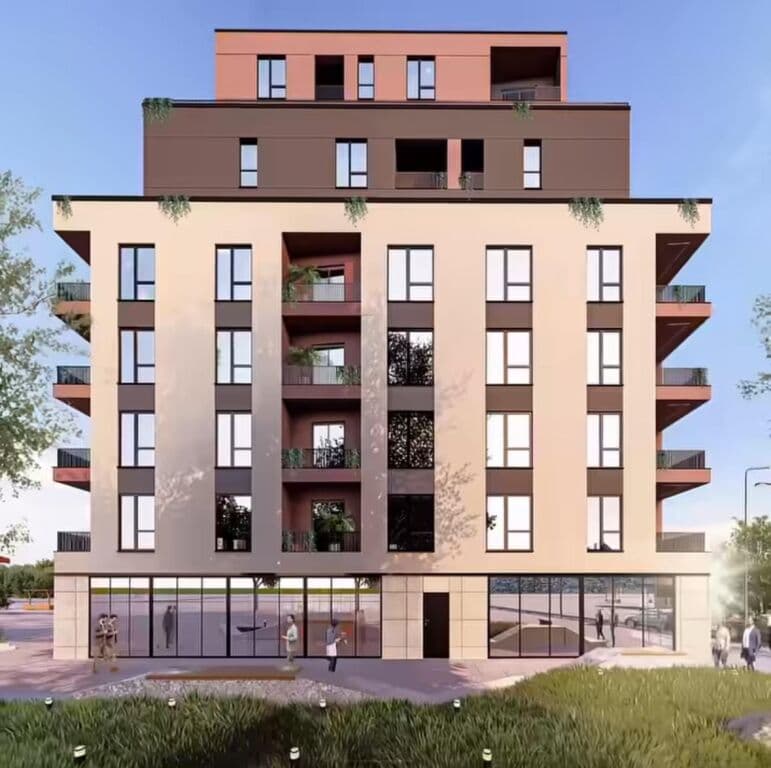 Shitet apartament 2+1 ne Kamez