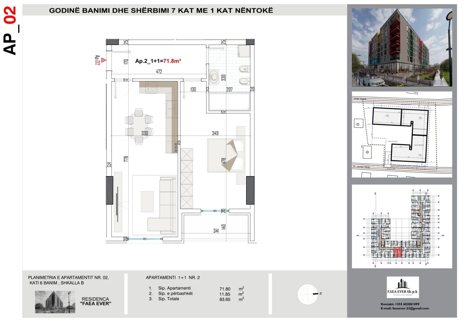 Apartament 1+1 Për Shitje në Paskuqan, Tiranë - 117.110€ | 83.65 m² 4