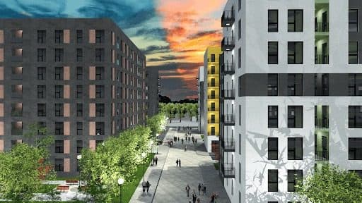 Shitet apartament 2+1 prane Doganes