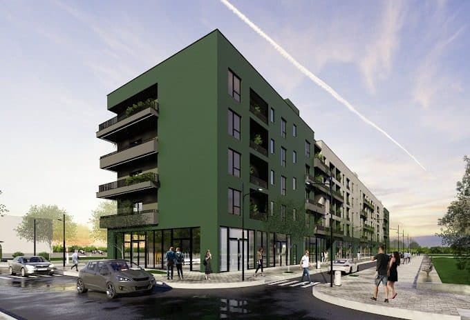 Shitet apartament 1+1 ne Kamez