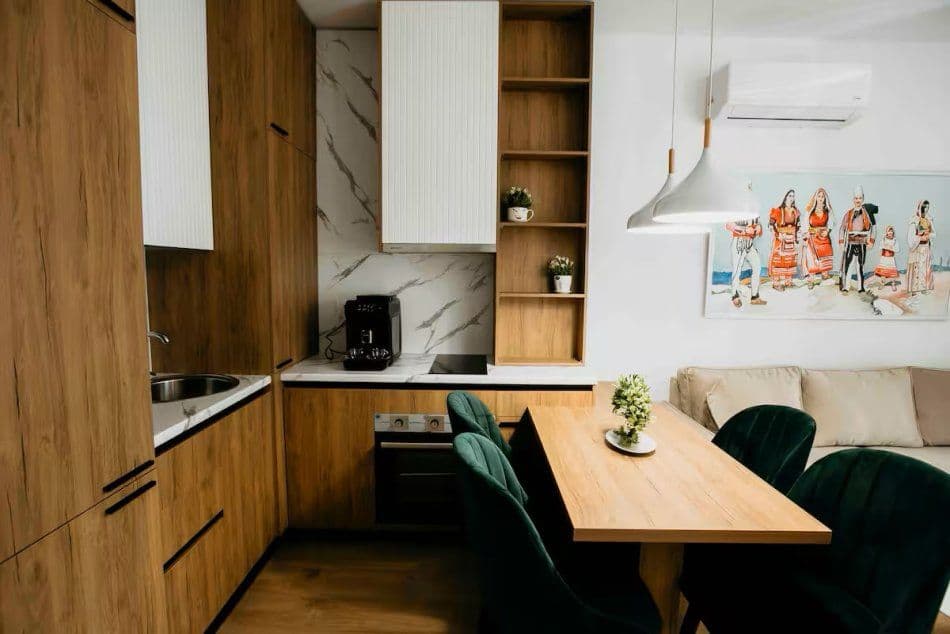 Jepet me qera apartment 1+1 tek Stacioni i Trenit 2