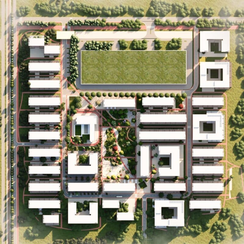 Shitet apartament 2+1+2 tek Univers City