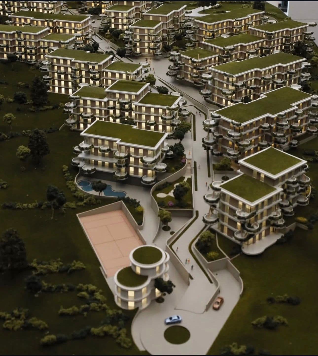 Shitet Apartament 1+1 prane Teg “Tirana Residence”/198.408€