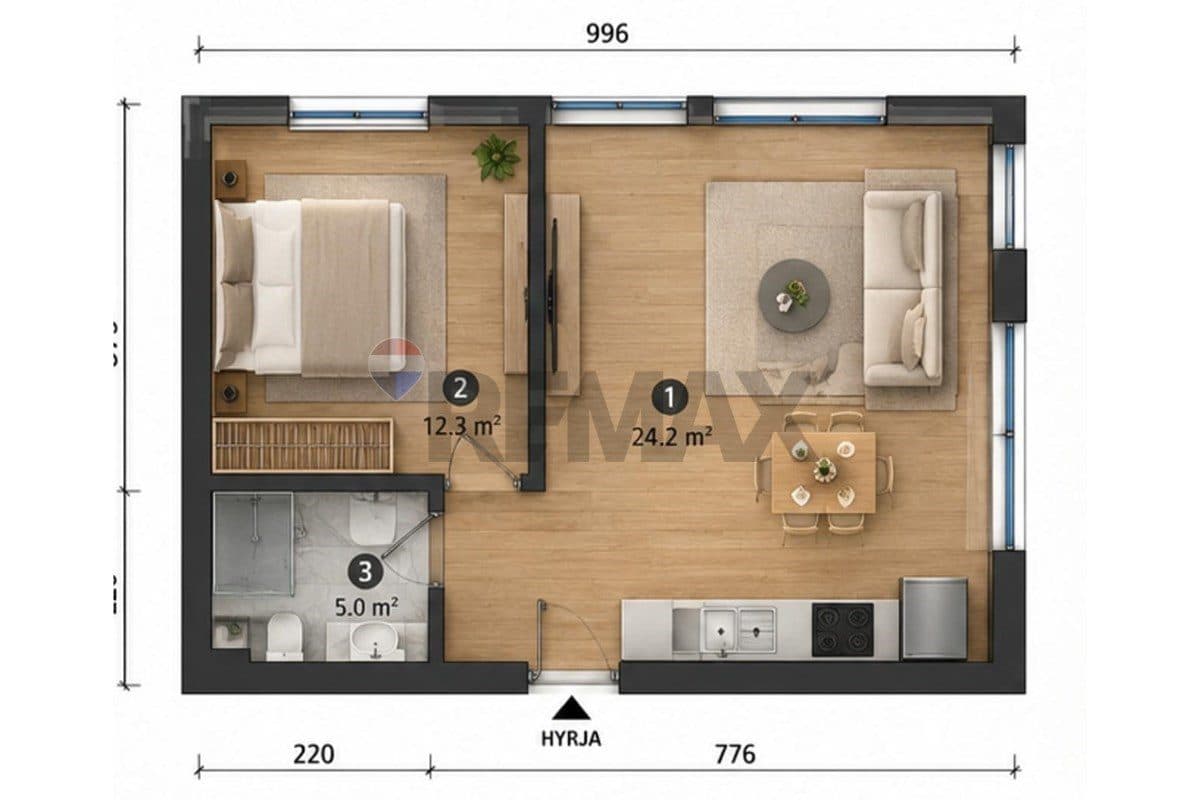 Apartament - Në Shitje - Rruga Hasan Vogli, Tiranë 2
