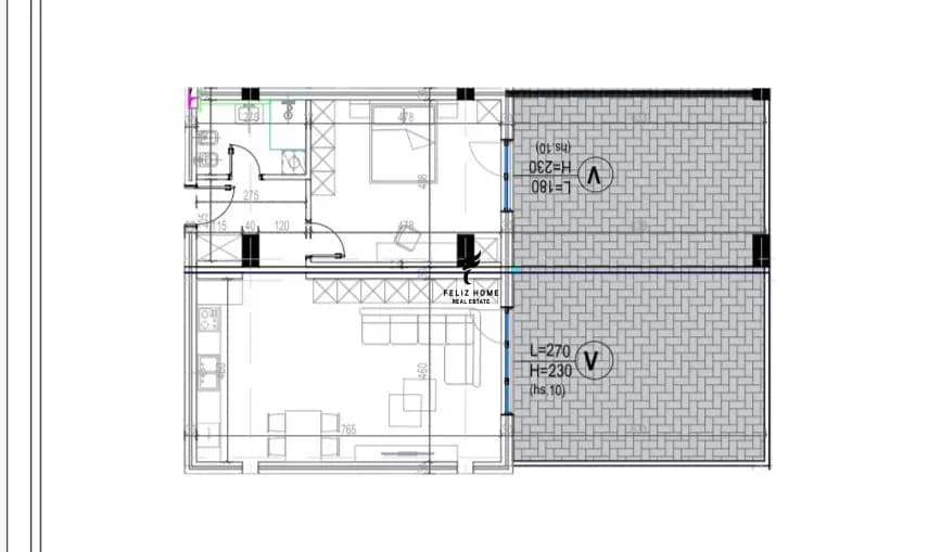 SHITET APARTAMENT 1+1 KODRA E DIELLIT 2 210.200 EURO