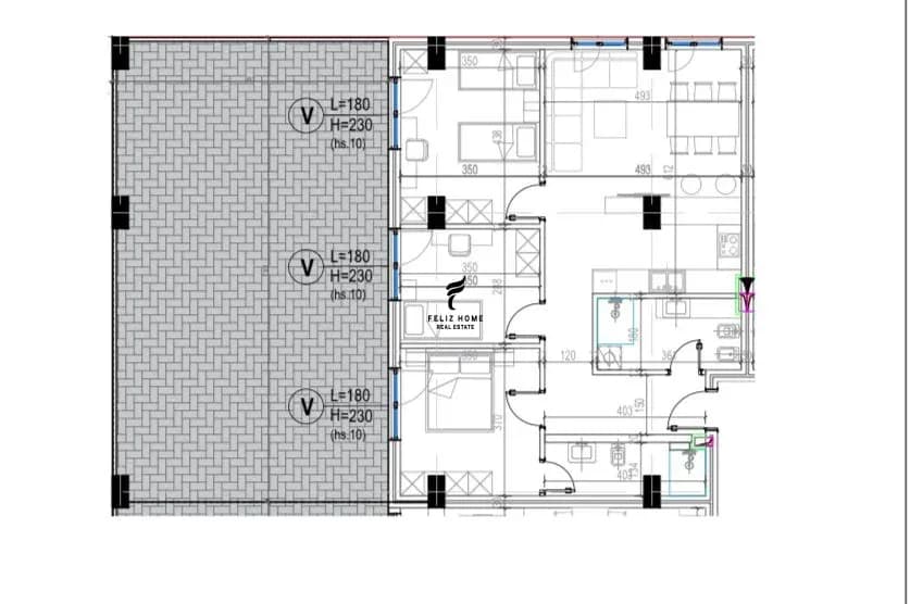 SHITET APARTAMENT 3+1+2 KODRA E DIELLIT 2 276.800 EURO