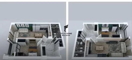 SHITET APARTAMENT 1+1+BALLKON STACIONI I TRENIT 183.500 EURO 2