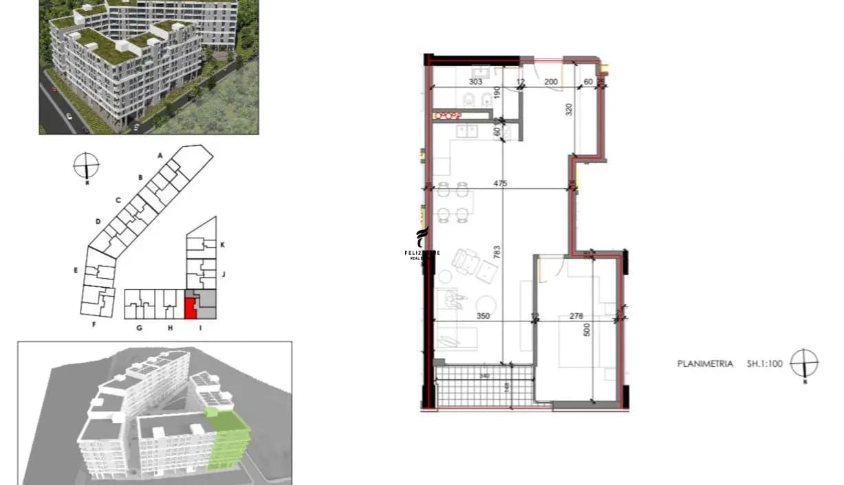 SHITET APARTAMENT 1+1 SHKOZE 91.5200EURO