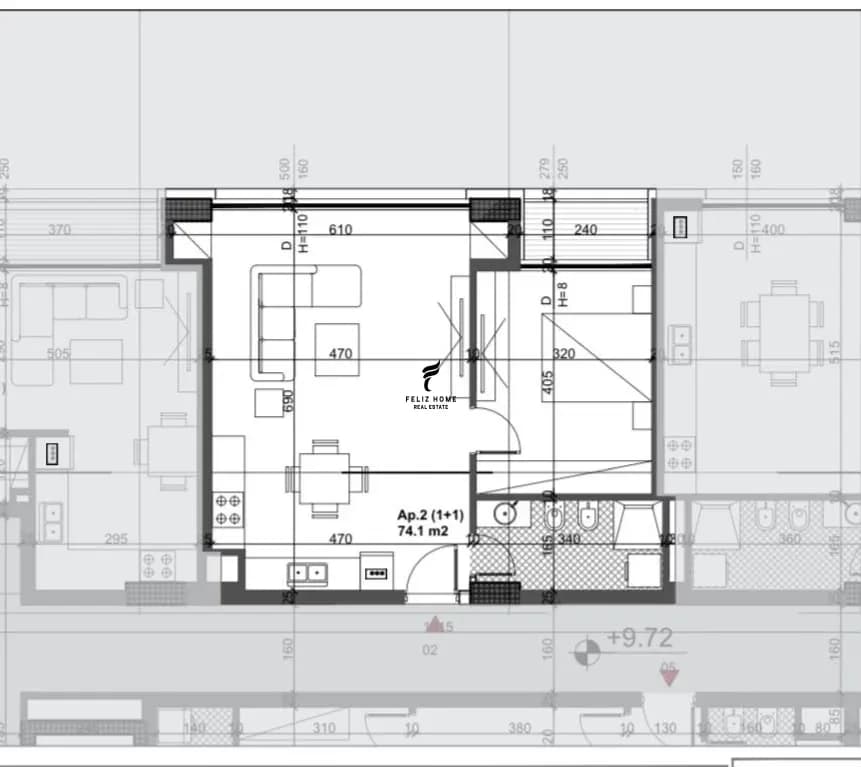 SHITET APARTAMENT 1+1 BULEVARDI I RI 19.200.000 LEKE 3