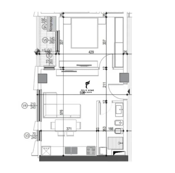 SHITET APARTAMENT 1+1 KOMUNA E PARISIT 227.000 EURO