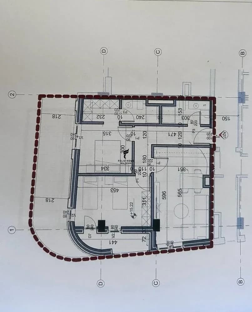 SHITET APARTAMENT 2+1+2 ISH FUSHA AVIACIONIT 23.100.000 LEKE
