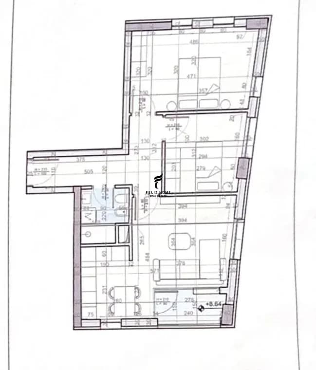 SHITET APARTAMENT 2+1 ASTIR 128.250 EURO