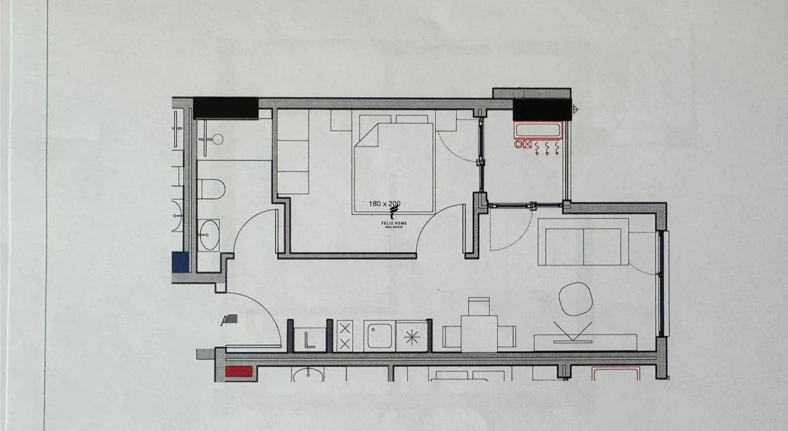 SHITET APARTAMENT 1+1 RRUGA E KAVAJES 105.000 EURO 3