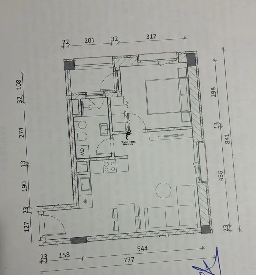 SHITET APARTAMENT 1+1 ALI DEMI 99.000 EURO 3