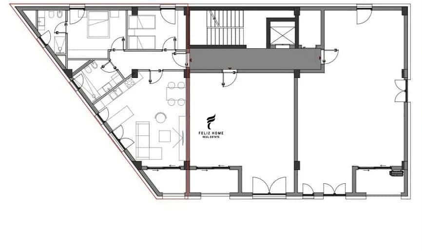 SHITET APARTAMENT 2+1 PALASE 318.000 EURO