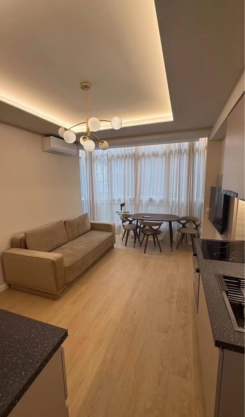 APARTAMENT ME QERA 1+1 BRRYL 60.000 LEKE