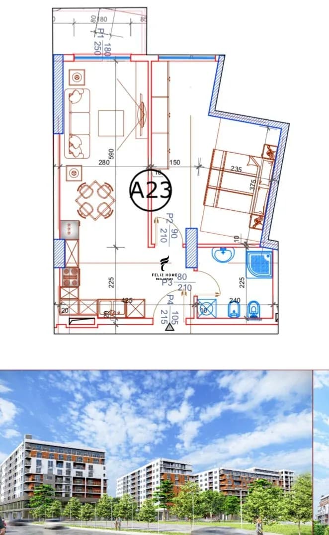 SHITET APARTAMENT 1+1 PASKUQAN 83.100 EURO 3