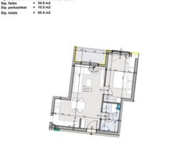SHITET APARTAMENT 1+1 PASKUQAN 75.000 EURO 1