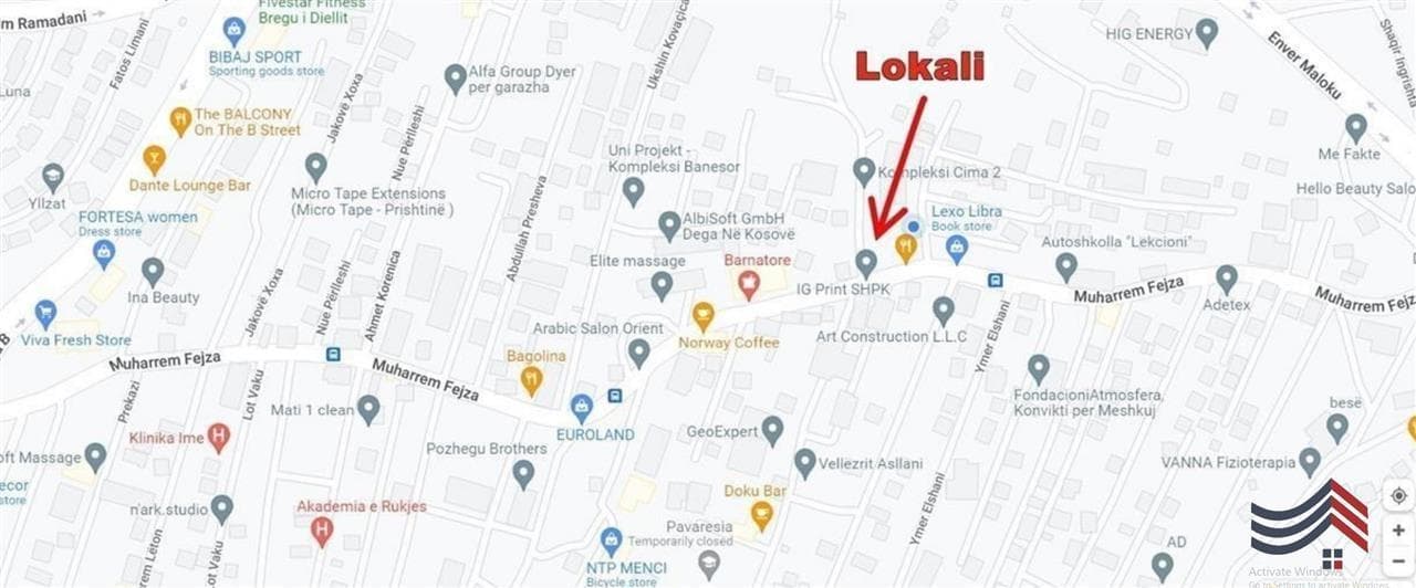 Lokal me qera në Prishtinë 4