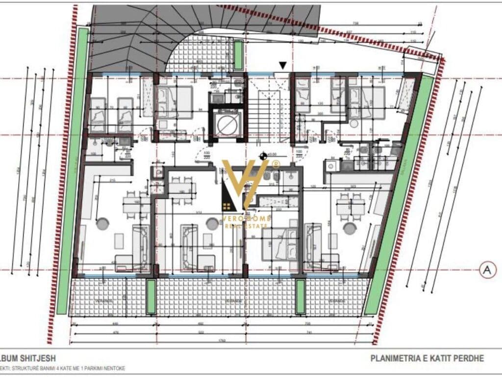 Shitet Apartament 2+1+2 ne Sarande 104 m2