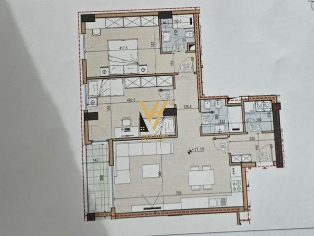 SHITET APARTAMENT 2+1+BLK NE KAMEZ 114.000 EURO 4