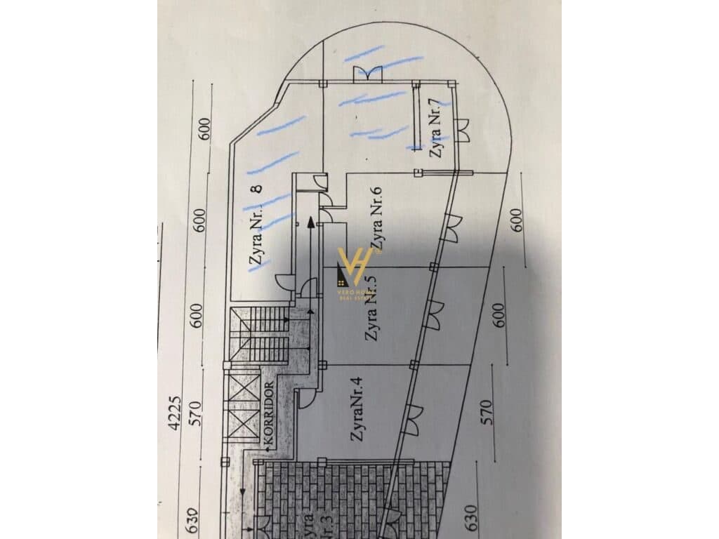 Jepet Zyre me qera te Komuna e Parisit 150 m2 3