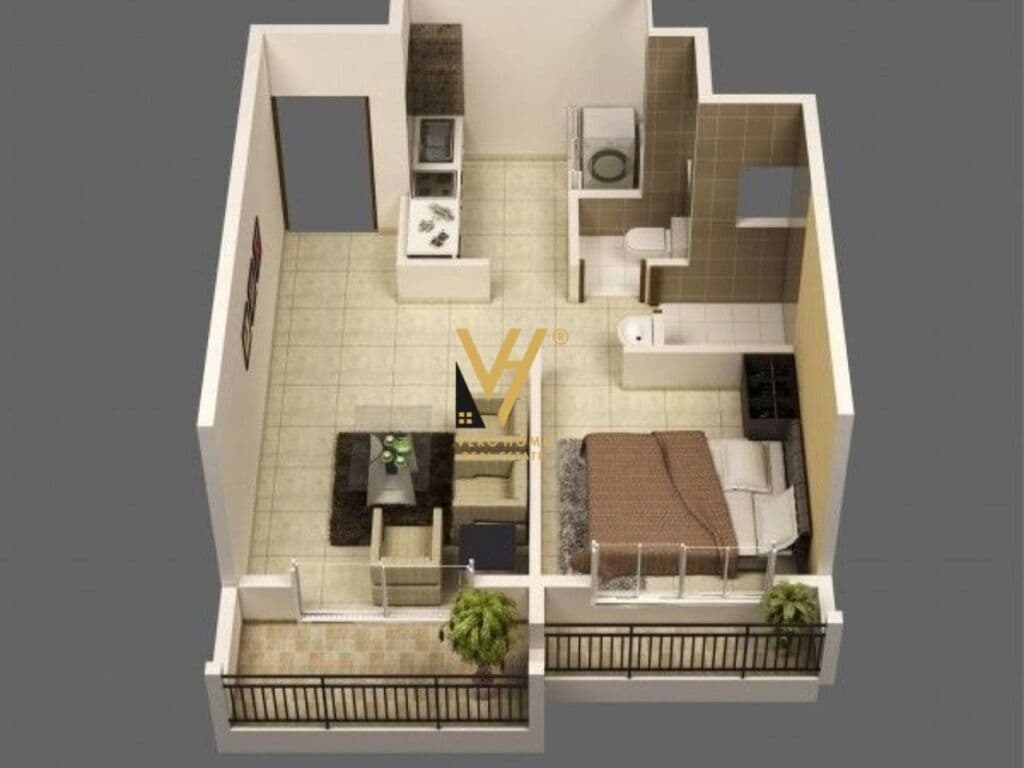 Shitet Apartament 1+1+ballkon te Spitali American 2 , 75 m2