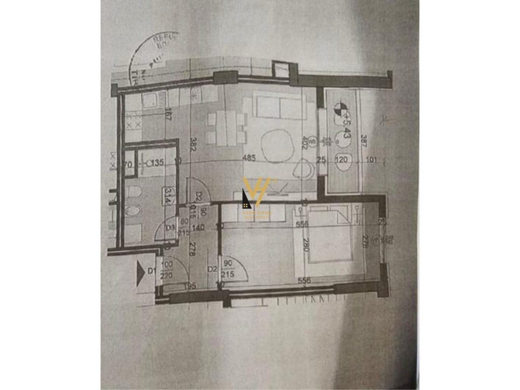 SHITET APARTAMENT 1+1 NE PORCELAN 95.300 EURO 4
