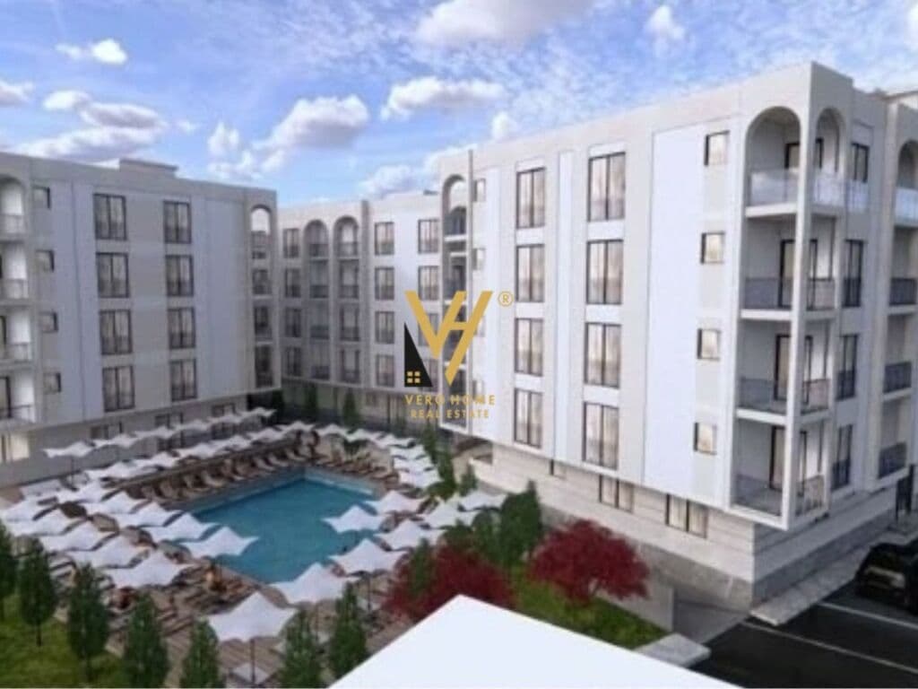 Shitet Apartament 1+1+ballkon ne Golem 61 m2