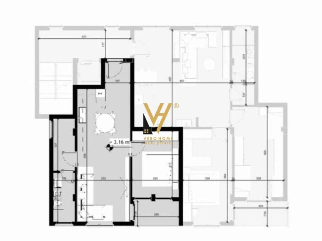 SHITET APARTAMENT 1+1+BLK TE LIQENI I FARKES 132.000 EURO 2