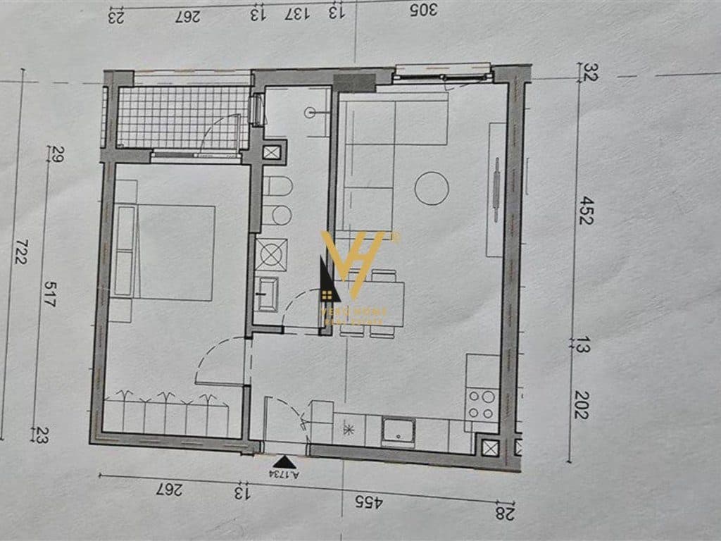 SHITET APARTAMENT 1+1+BLK TE OXA, FRESK 93.000 EURO 4
