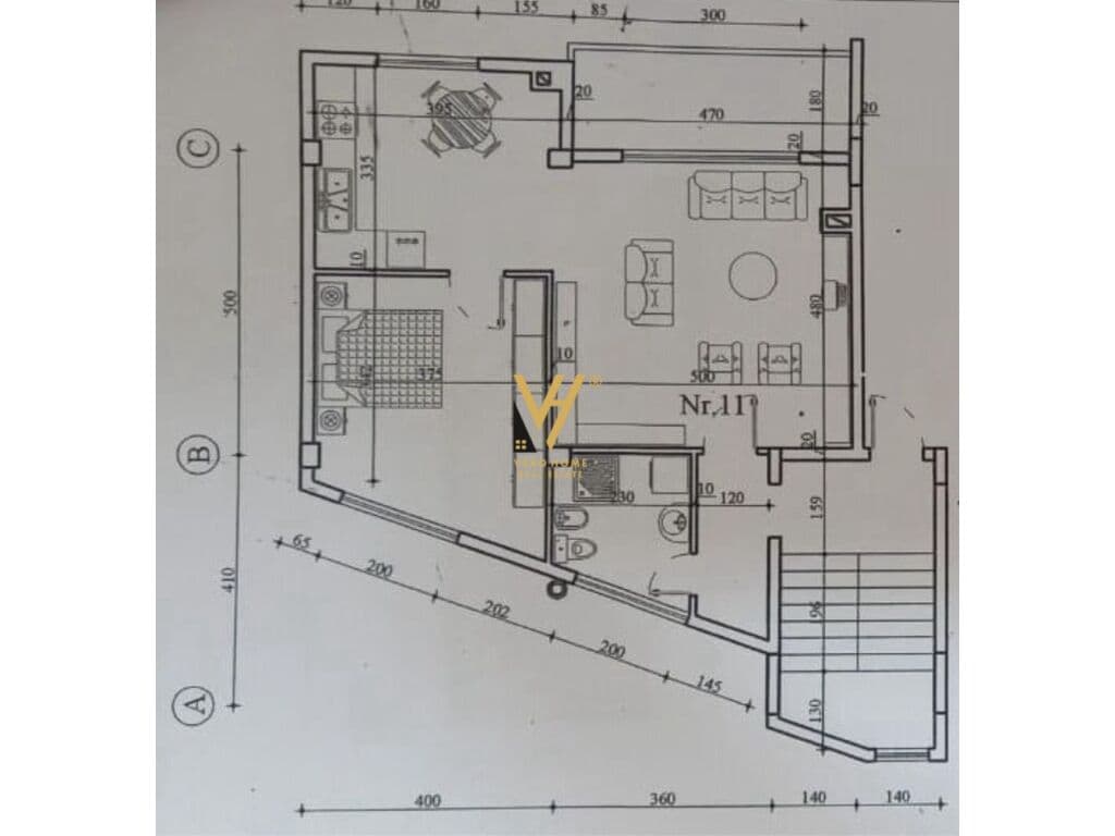 Shiten dy Apartamente 2+1 dhe 1+1+post parkimi te Kopshti Zoologjik 240 m2 3