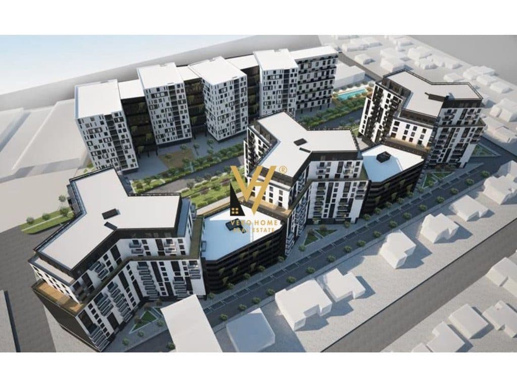 SHITET APARTAMENT 1+1 TE GARDEN RESIDENCE TURDIU, FUSHA E AVIACIONIT 122.500 EURO 1